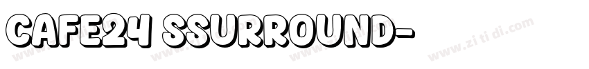cafe24 ssurround字体转换